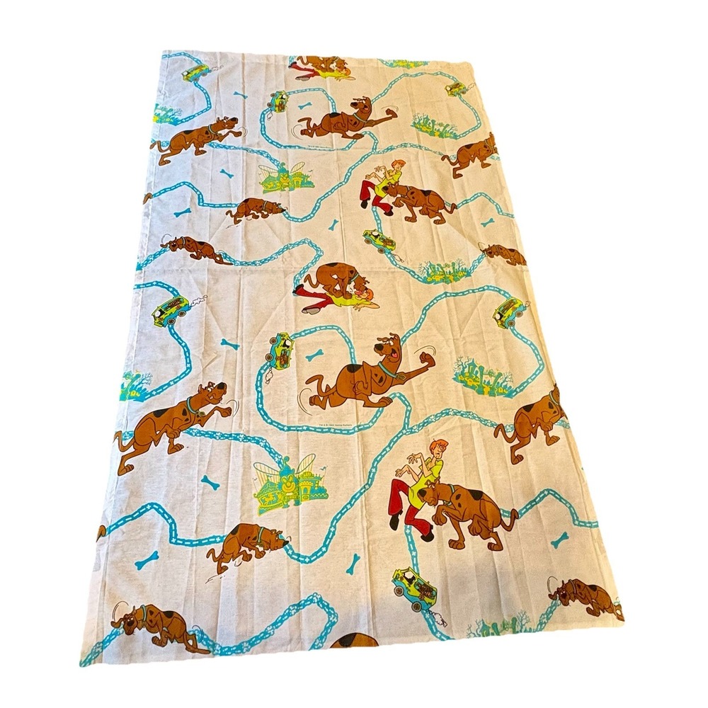 Scooby Doo Curtain Panel 1998 Hannah Barbera Material Van